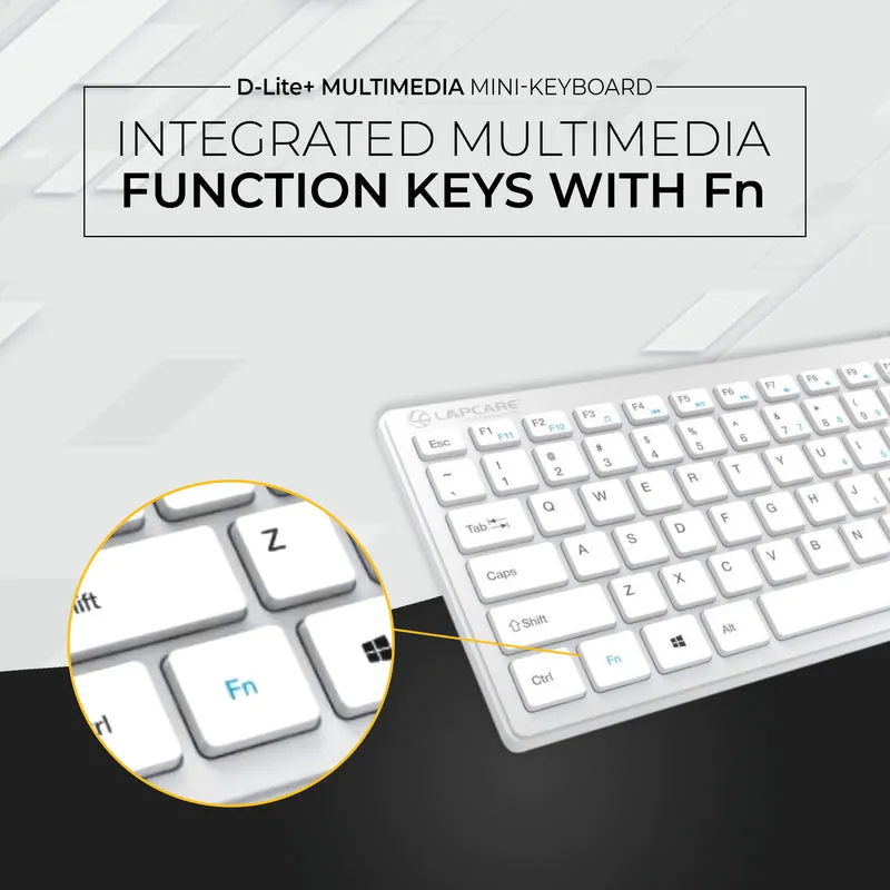 LAPCARE WIRELESS KEYBOARD MINI D-LITE PLUS SILVER view 6